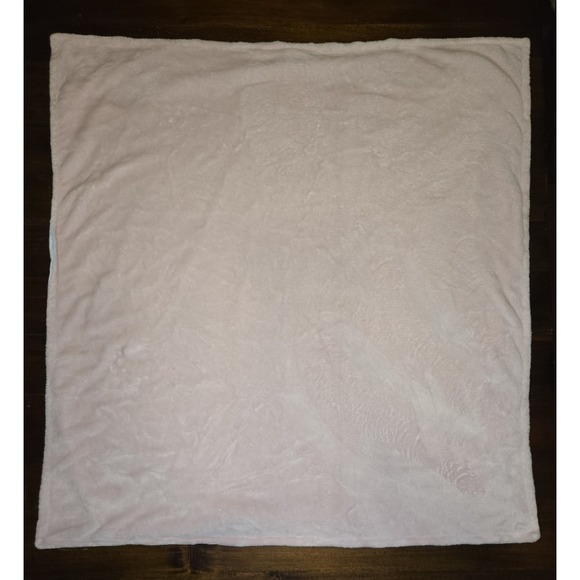 Rainbow Striped Plush Baby Blanket Pink Soft‎ 34x36" Reversible Unbranded - Picture 5 of 8